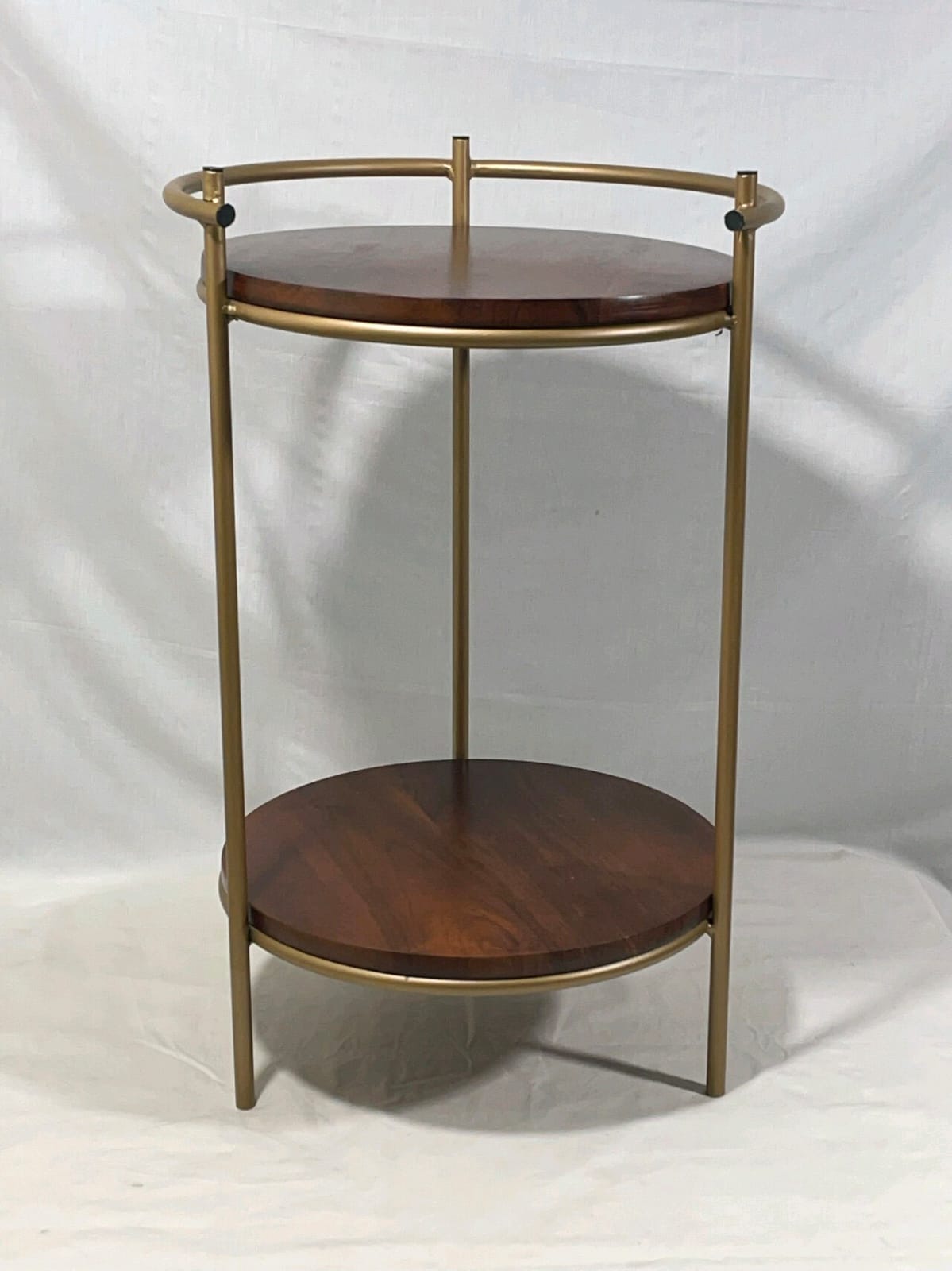 2 TIER ROUND  SIDE TABLE