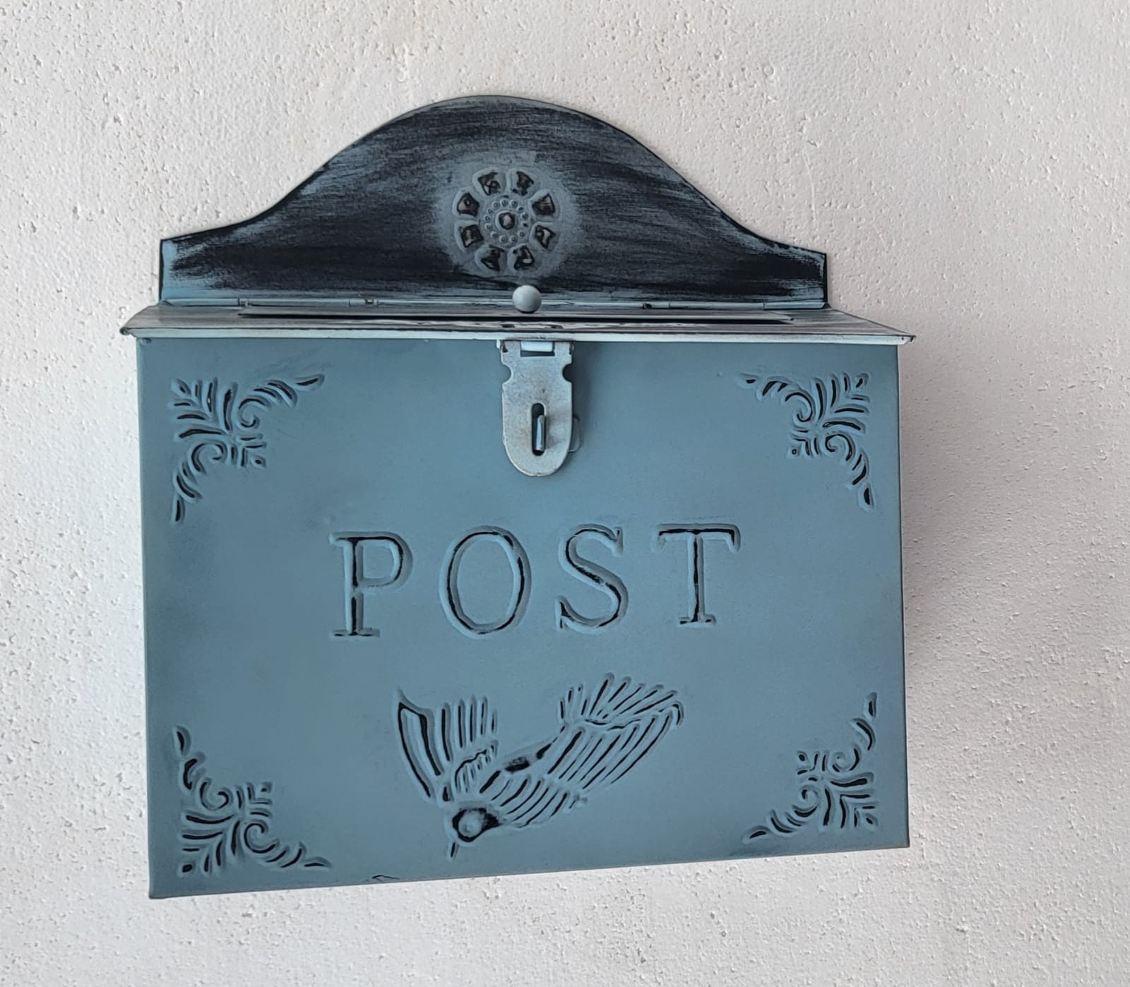 Vintage Mailbox Smoke Gray