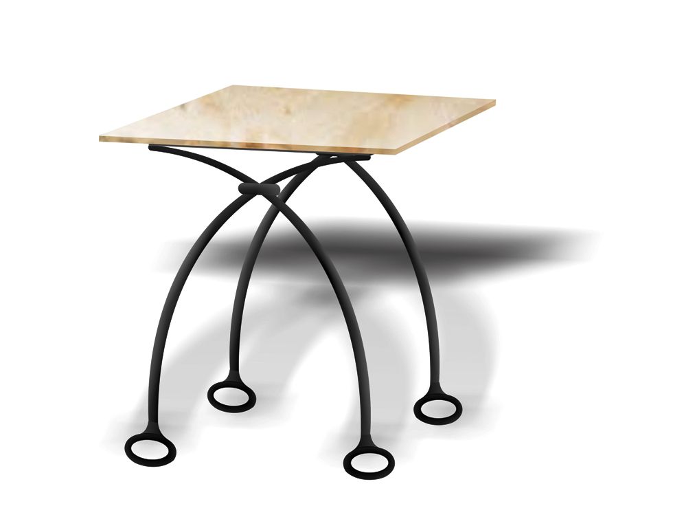 INDUSTRIAL STYLE SIDE TABLE