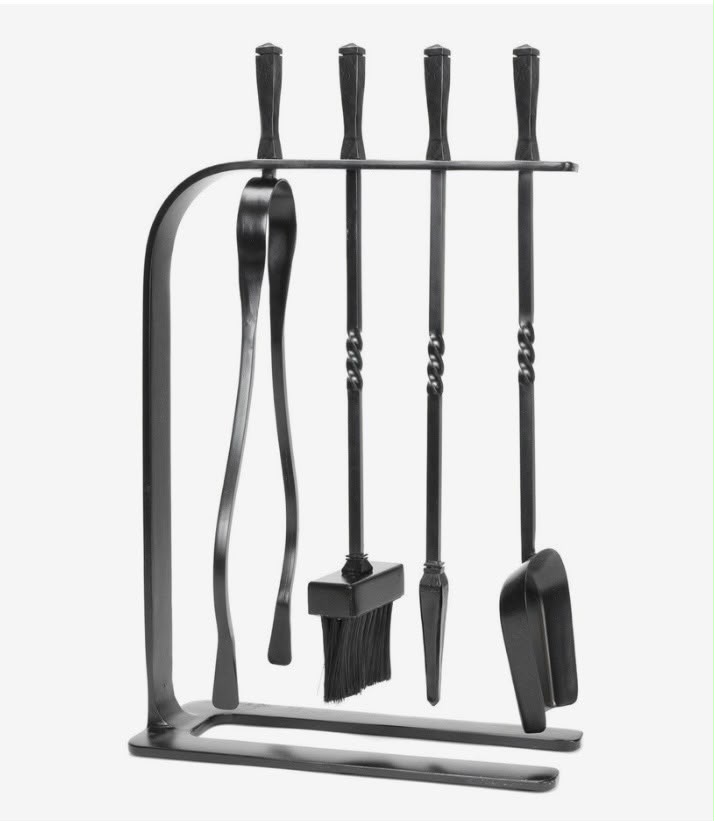 FIREPLACE TOOL SET WITH STAND