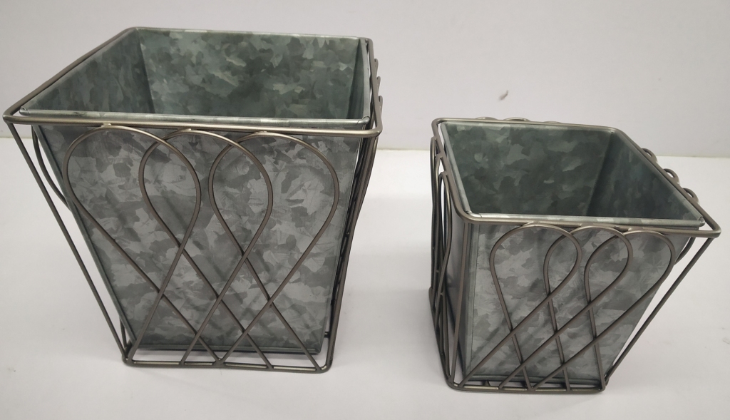  Metal Square Pot 